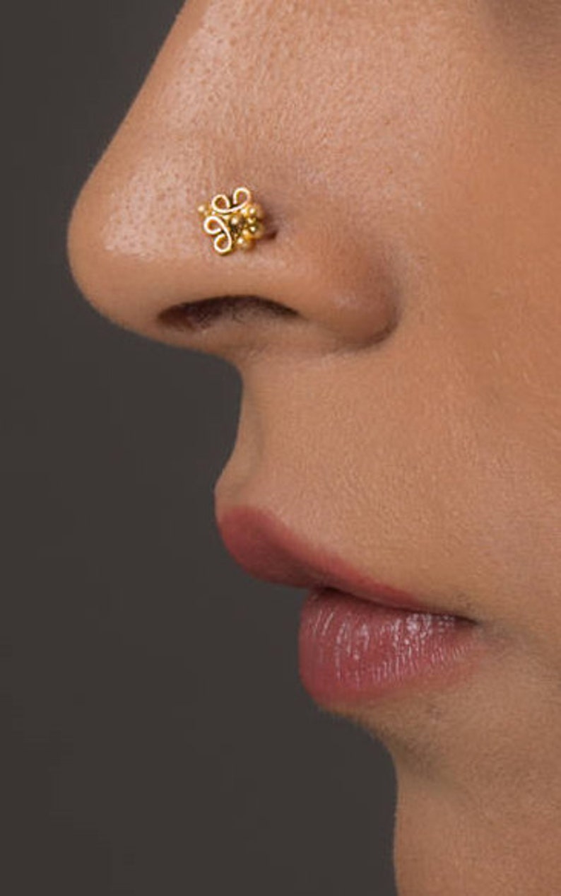 Nose Stud Nose Piercing Tragus Earring Cartilage Earring Etsy