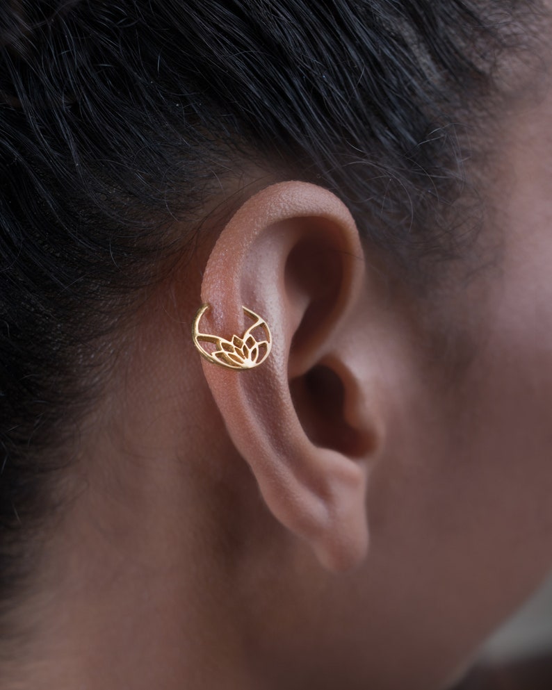 Gold Daith Earring Piercing Daith Daith Jewelry Tragus Etsy