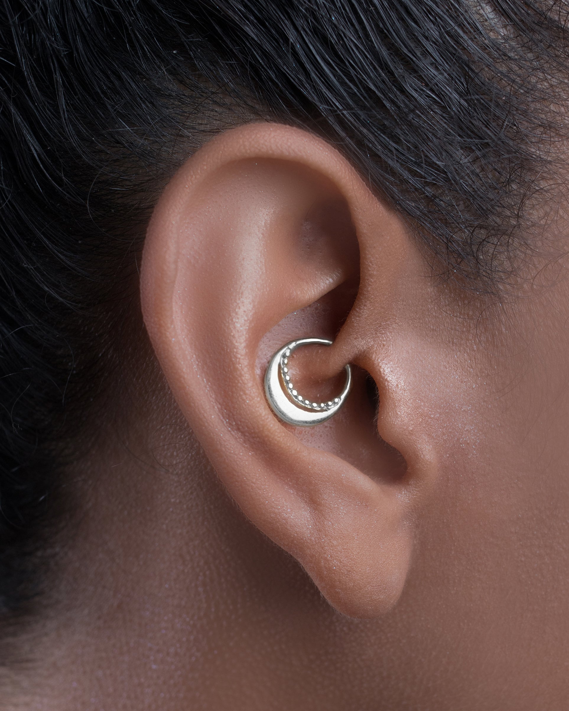 Daith Hoop, Sterling Silver Daith, Piercing Daith, Helix Earring