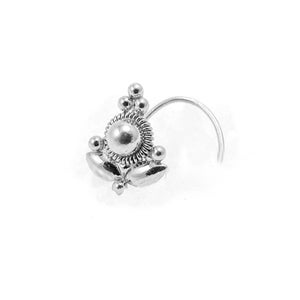 Indian Nose Stud, Indian Nose Ring, Silver Nose Stud, Nose Ring Stud, Unique Nose Stud, Silver Nose Ring, Nose Screw, Tribal Nose Ring, Boho
