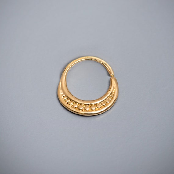 14k or Massif Seamless Anneau Hoop Conque Helix Daith Piercing/Gold Body Jewelry 14k or Massif Seamless Anneau Hoop Conque Helix Daith Piercing/Gold Body Jewelry
