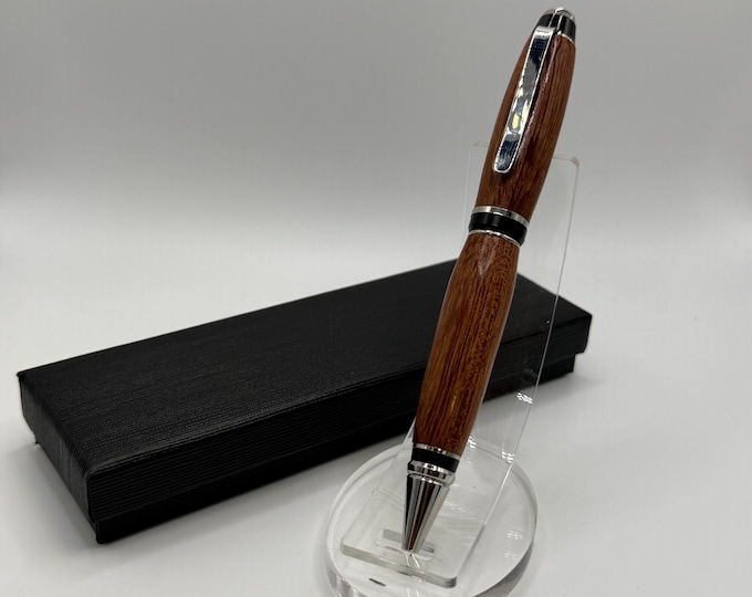 CIG02 - Beautiful Cigar Pen Handmade with Andira wood.  Nice Christmas Gift!  Free Gift Box!