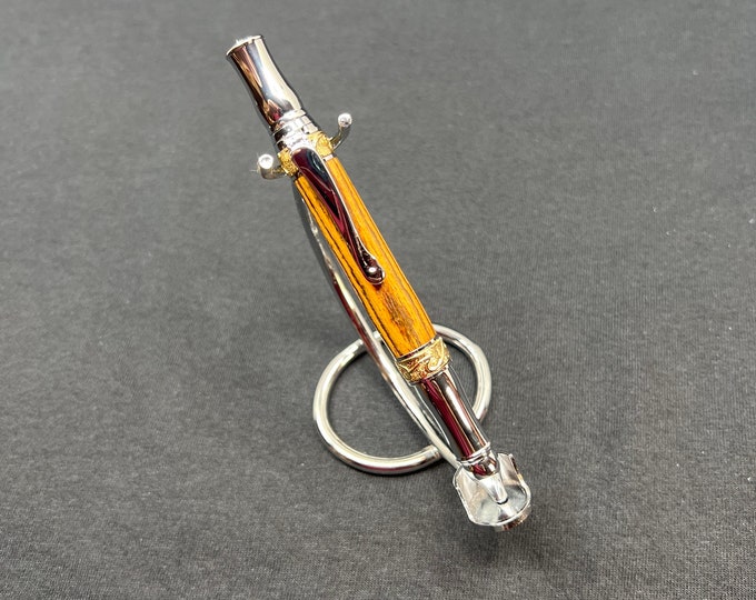 Beautiful Nicely Figured Bocote Wood Executive Ink Pen