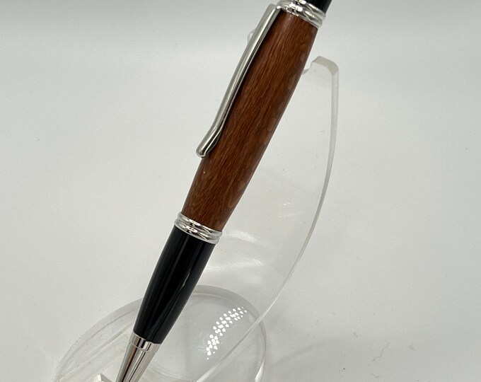 01GC - Beautiful Leopardwood Click Pen - Includes free gift box!