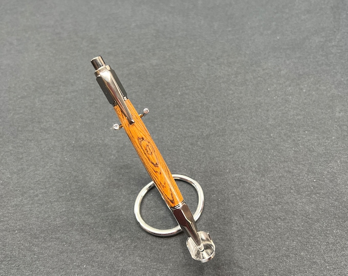 Beautiful Bocote Wood Click Ink Pen. Great Gift!