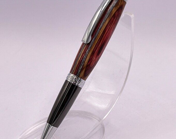 Colorful Laminated Executive Wood Ink Pen