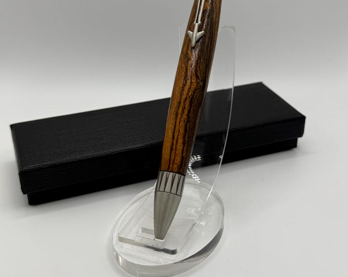 Bocote Wood Jet Aircraft Ink Pen: Pilot Gift