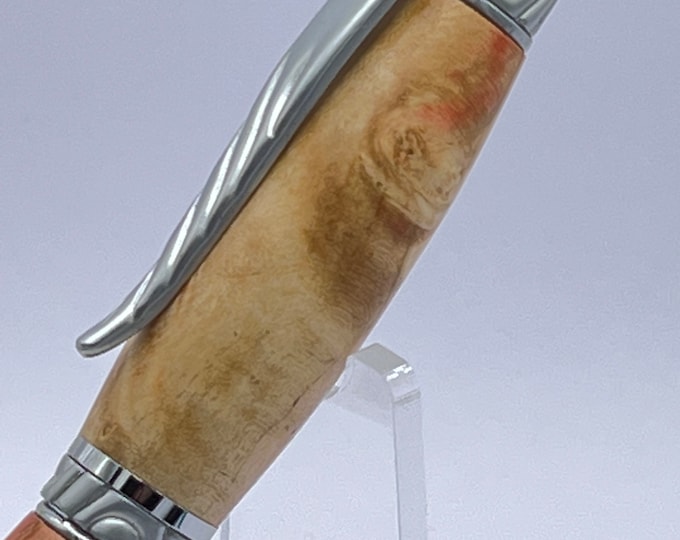Beautiful Box Elder Burl Wood Cigar Pen