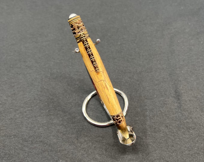 Fancy Ink Pen made from Spalted Tamarind Wood