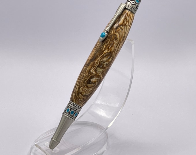 Cool Southwest theme pen made from Hemp Stems.