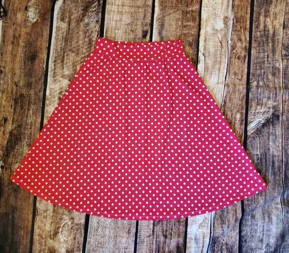 Polka dot skirt size clearance 16