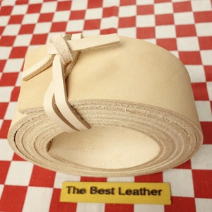 1 Inch Wide Vegetable Tanned Tooling Cowhide Leather Belt Blanks, Straps. Select Size, Thickness