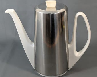 Bauscher Weiden Bavaria Germany Porcelain Coffee Pot Stainless Insulated Cozy