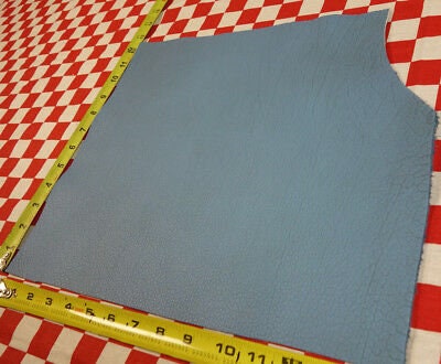 Horween sky blue bison 6 oz leather piece n 12 x | Etsy