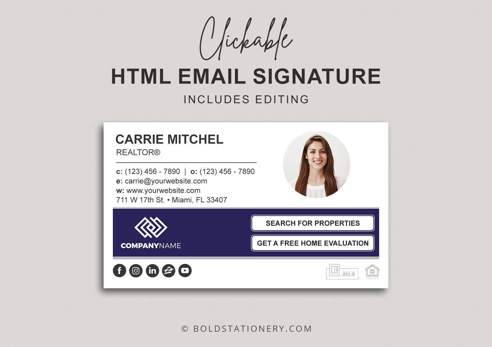 Firma de correo electrónico firma de