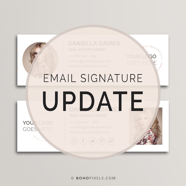 Email Signature Update/Edit or Additional Company Signatures