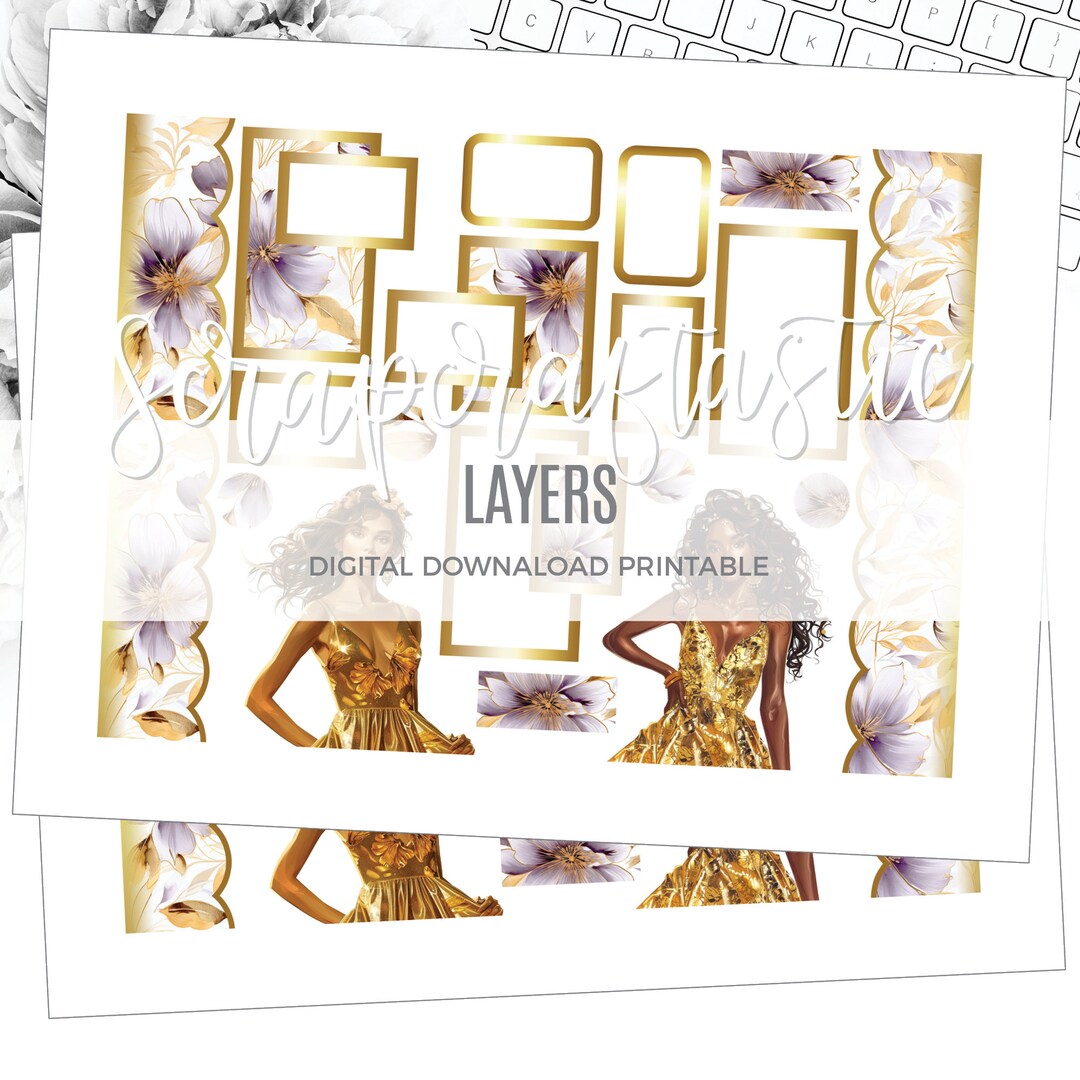 Layers Printable Planner Stickers Clip Art Digital Download - Etsy