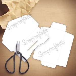 HOBONICHI SIZE - Envelope Template and Cut Files SVG Silhouette Studio Coin Envelope Cash Envelope Basic Envelope