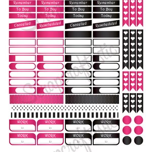 Diva Faves Everyday Series Printable Planner Stickers for the Classic MAMBI Happy Planner image 2