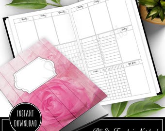 Deluxe Week on Two Pages (WO2P) B6 Traveler's Notebook Printable Inserts