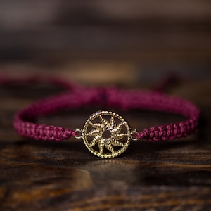 Sunburst Hemp Adjustable Bracelet