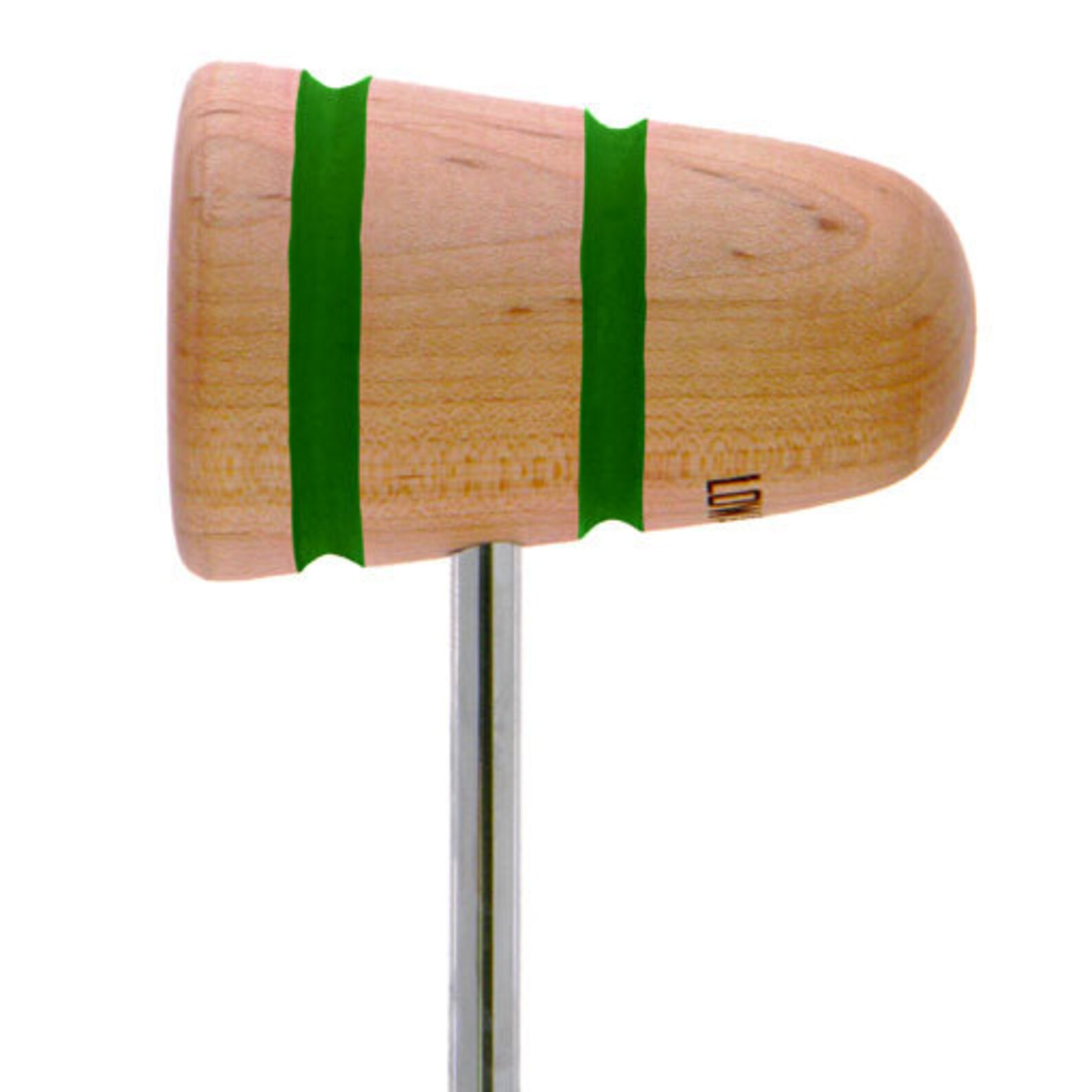 Wood Bass Drum Beater for Drummers Hand Painted Green Stripes Etsy