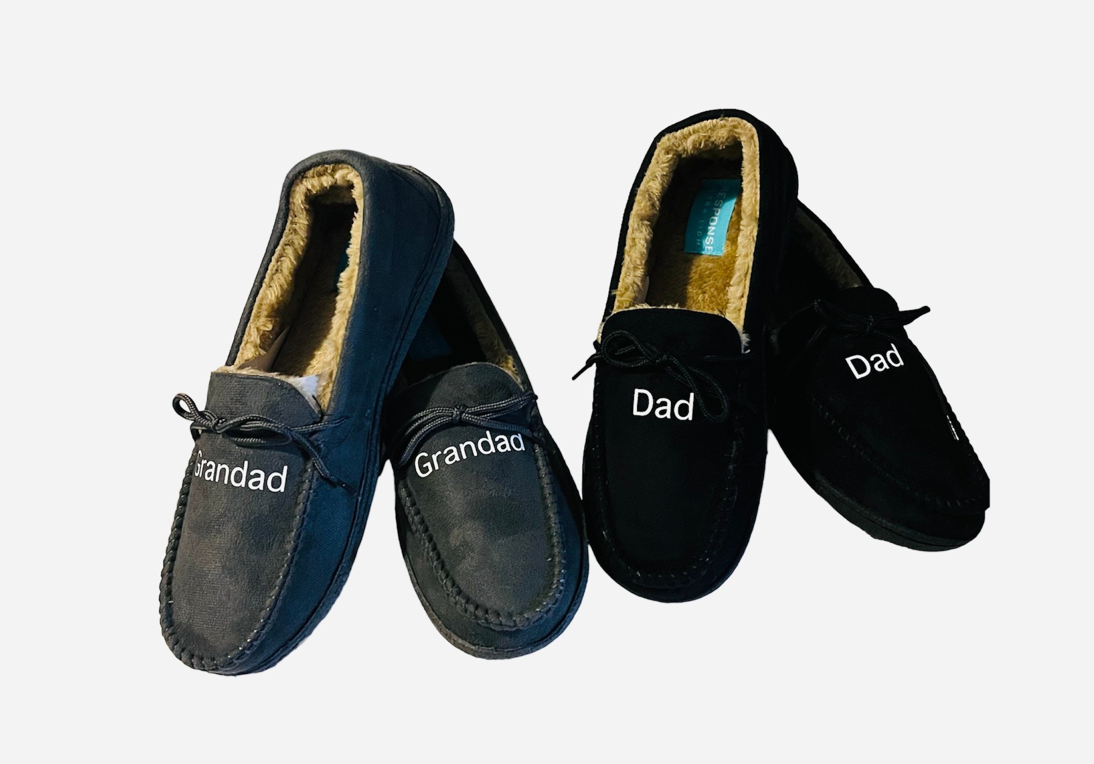 Grandad Slippers - Etsy UK