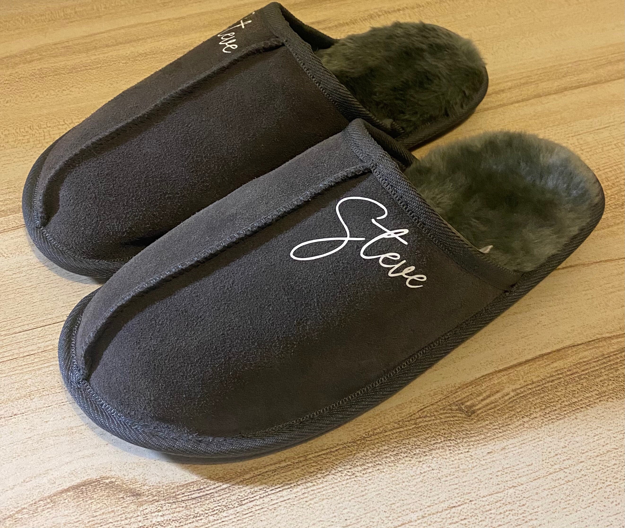 Personalised hotsell grandad slippers