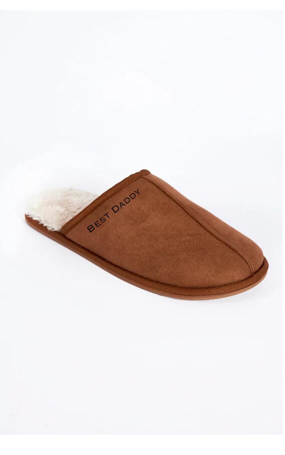 Personalised Mens Slippers Birthday Gift for Dad Brother Grandad Gift Mens Birthday Best Daddy Gift for Him Christmas Gift Etsy