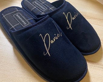 Grandad Slippers - Etsy UK