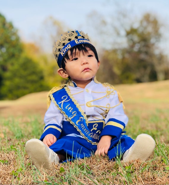 Costume da Principe Azzurro per neonato, con fascia personalizzata