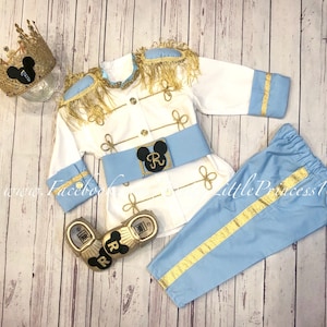 Baby Mickey Mouse Costume Prince Charming King Outfit 1st