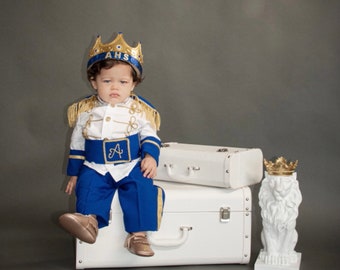 Baby Boy Prince Charming Outfit | 1st Birthday, Cake Smash