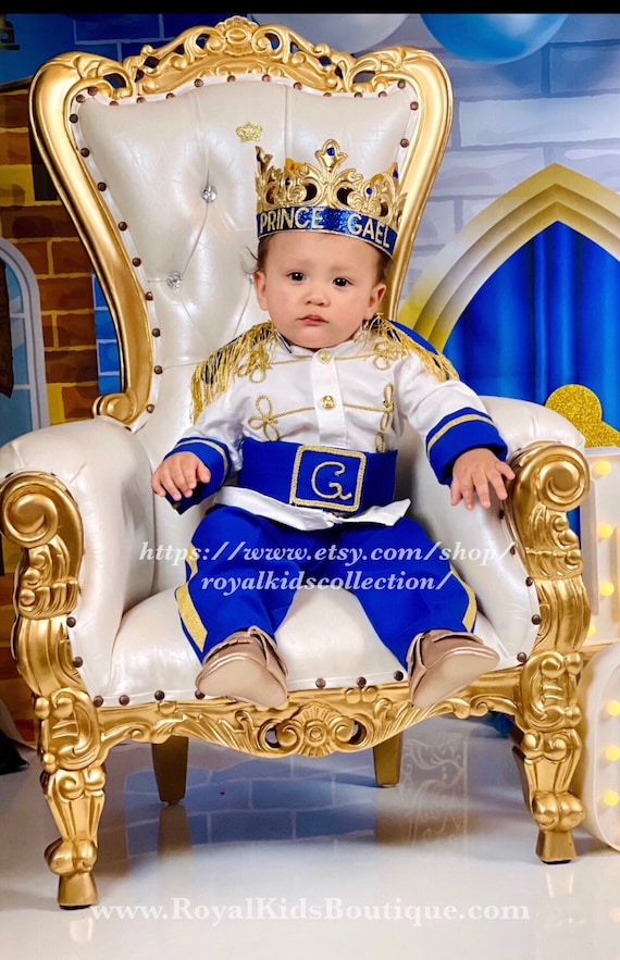 1st Birthday Baby Boy Prince costume birthday - littlebabiesfrock