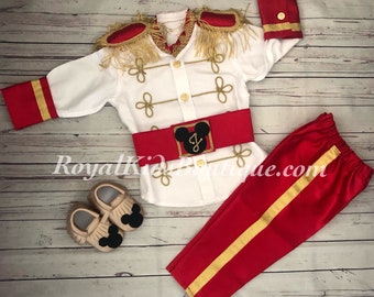 Baby Mickey Mouse Prince Charming Costume, Personalized 1st Birthday Outfit