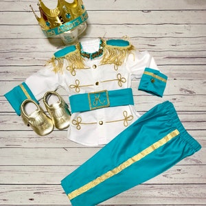 Infant Prince Charming Costume, baby king outfit, Birthday king outfit, Kids Prince Charming costume, baby king outfit ANY SIZE