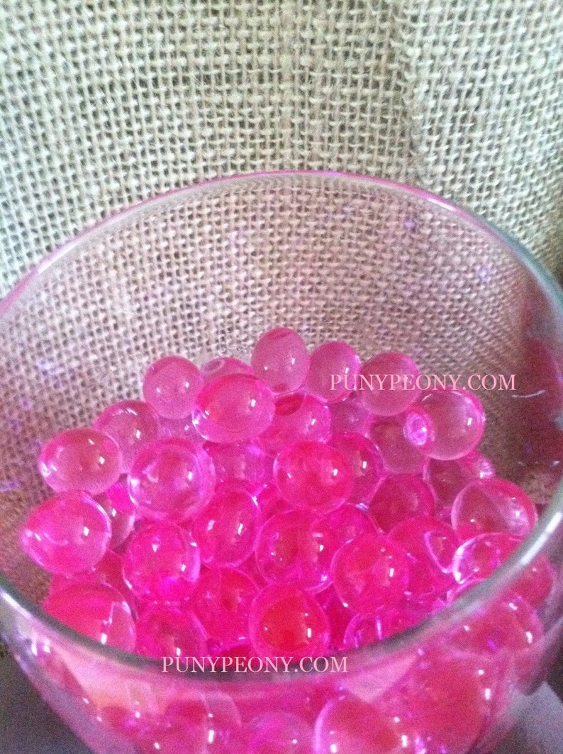 3000 5000 10000pcs Pink Crystal Absorbing Gel Pearl Beads Used Etsy