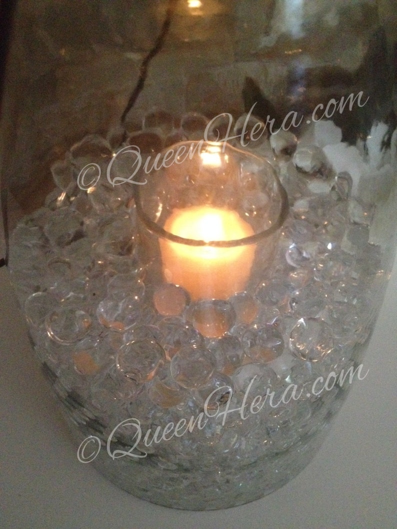 Clear Water Pearls Gels Vase Fillers 3000/5000/10000pcs Use Etsy