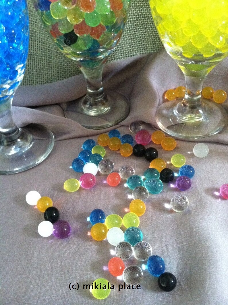100g Water Pearl Gel Beads Variety Colors Floral Vase Etsy
