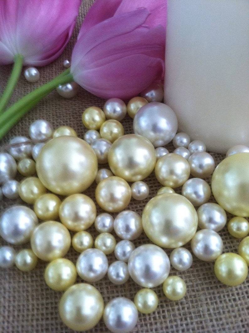 Elegant Floating Jumbo Pearls Vase Filler Jumbo Pearls Etsy
