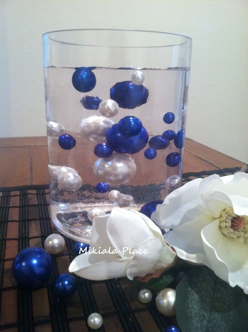 30pc Vase Filler Floating Pearls Pick From 28 Pearl Color Etsy