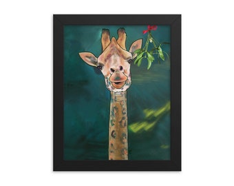 Framed Print - Geraldine & Mistletoe