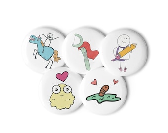 Książka z gadżetami Volume Control - Zestaw przycisków pin