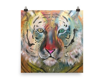 Poster Print - Whimsical Tigress