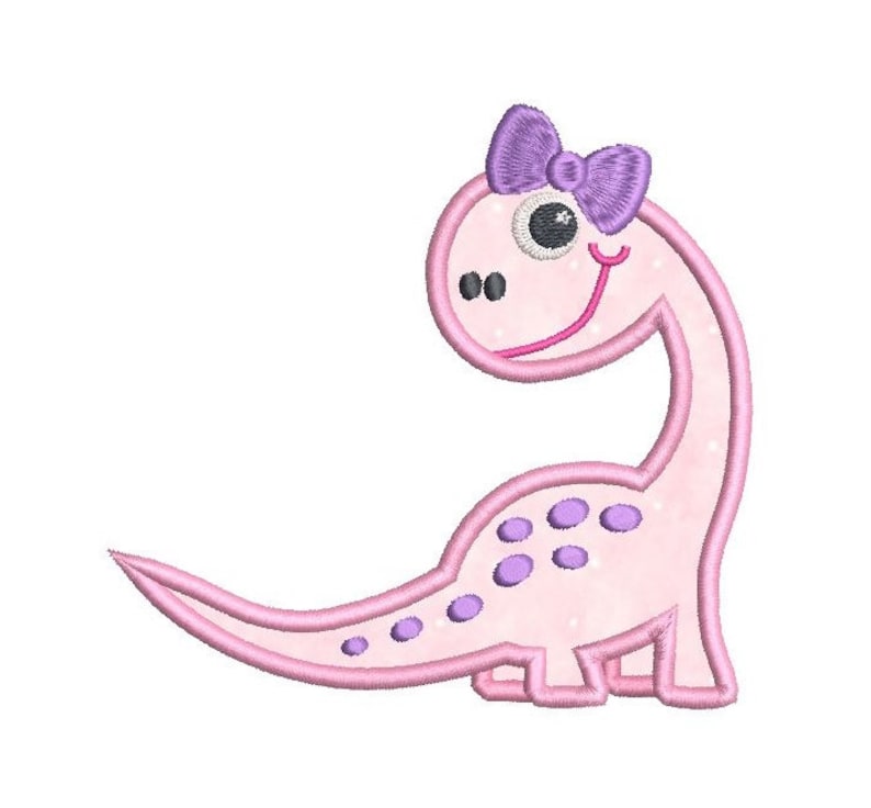 Dinosaur Cute Embroidery Dinosaur Cute Embroidery