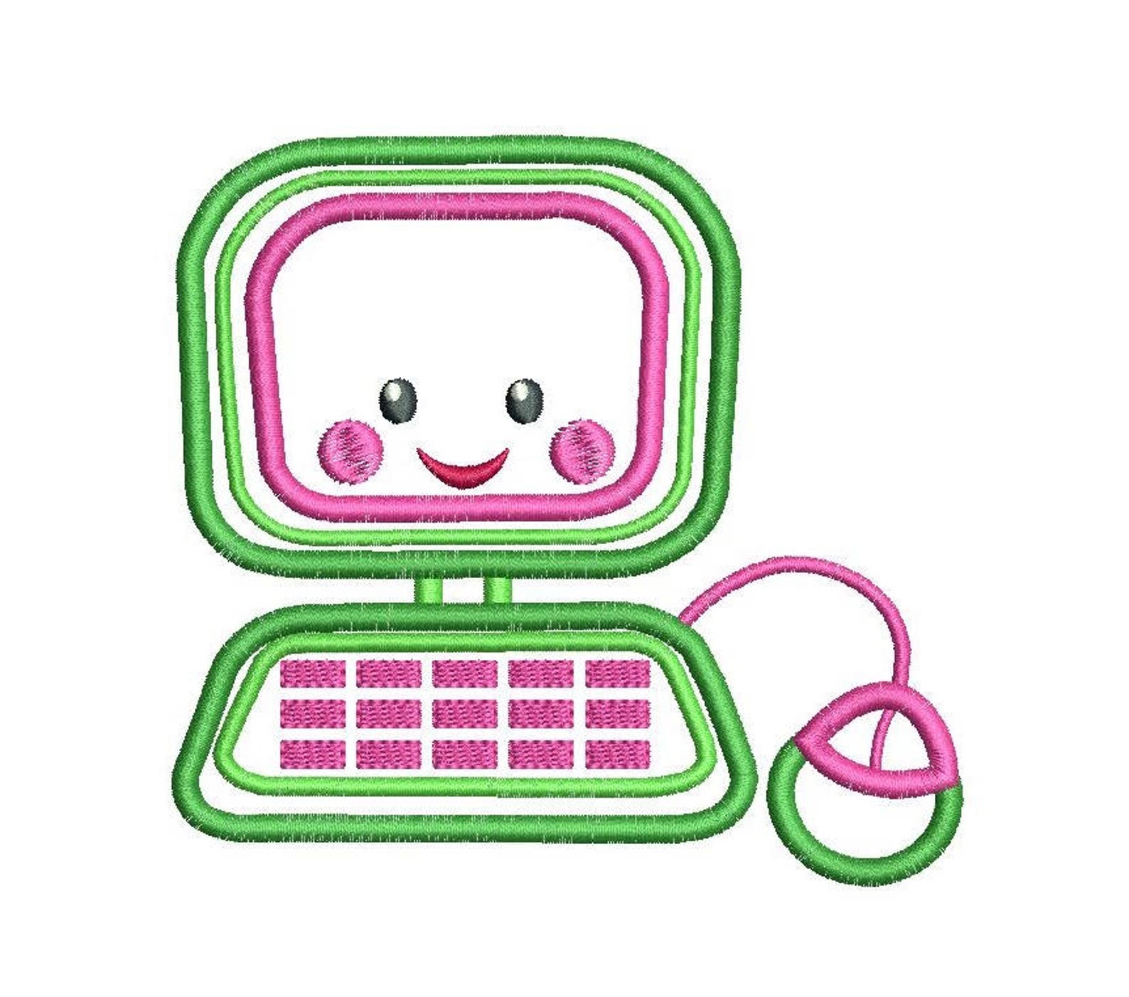 Computer machine embroidery applique design girls  etsy Computer machine embroidery applique design girls  etsy