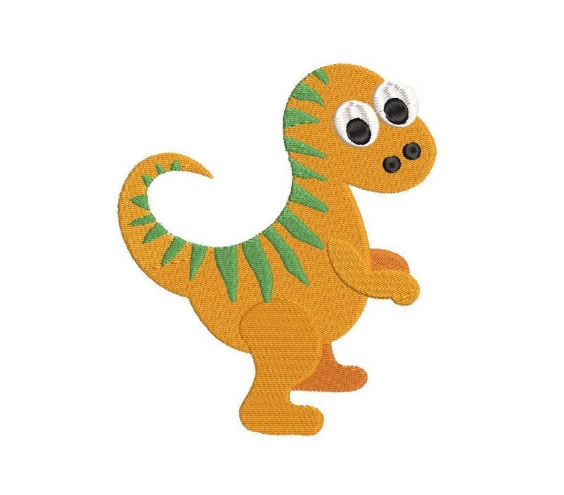 Dinosaur jessecmault designs mini fill stitch dinosaurs baby  etsy