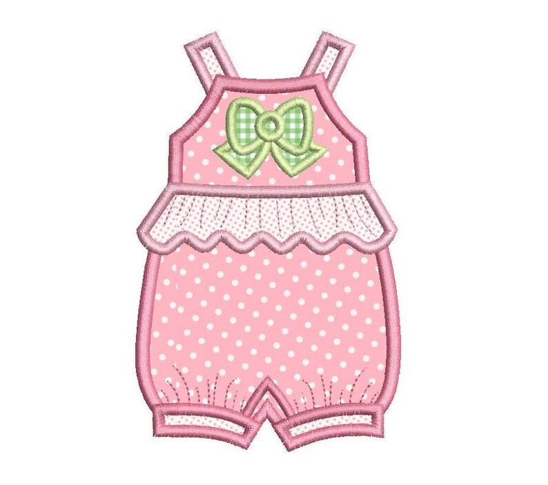 Cute Baby Dress Set Applique Machine Embroidery Designs Set Etsy