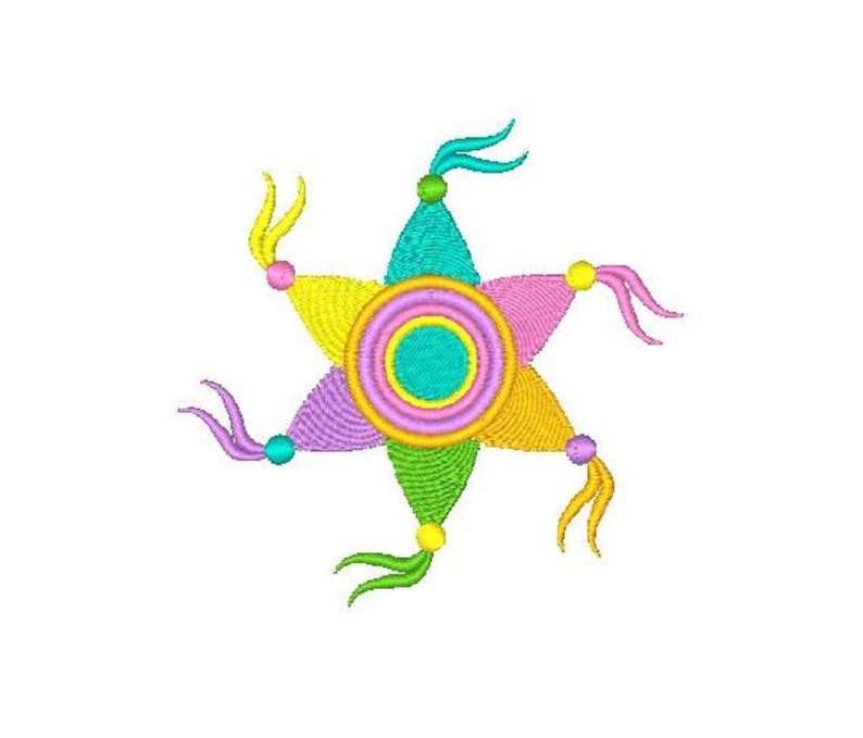 Mexican machine embroidery designs pinata taco sombrero  etsy