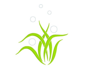 Seaweed Machine Embroidery Design, Ocean Reeds Design, Sea life, Ocean Seaweed Embroidery Design, 3 Größen, SOFORT DOWNLOAD, Nr:JGS00027-1